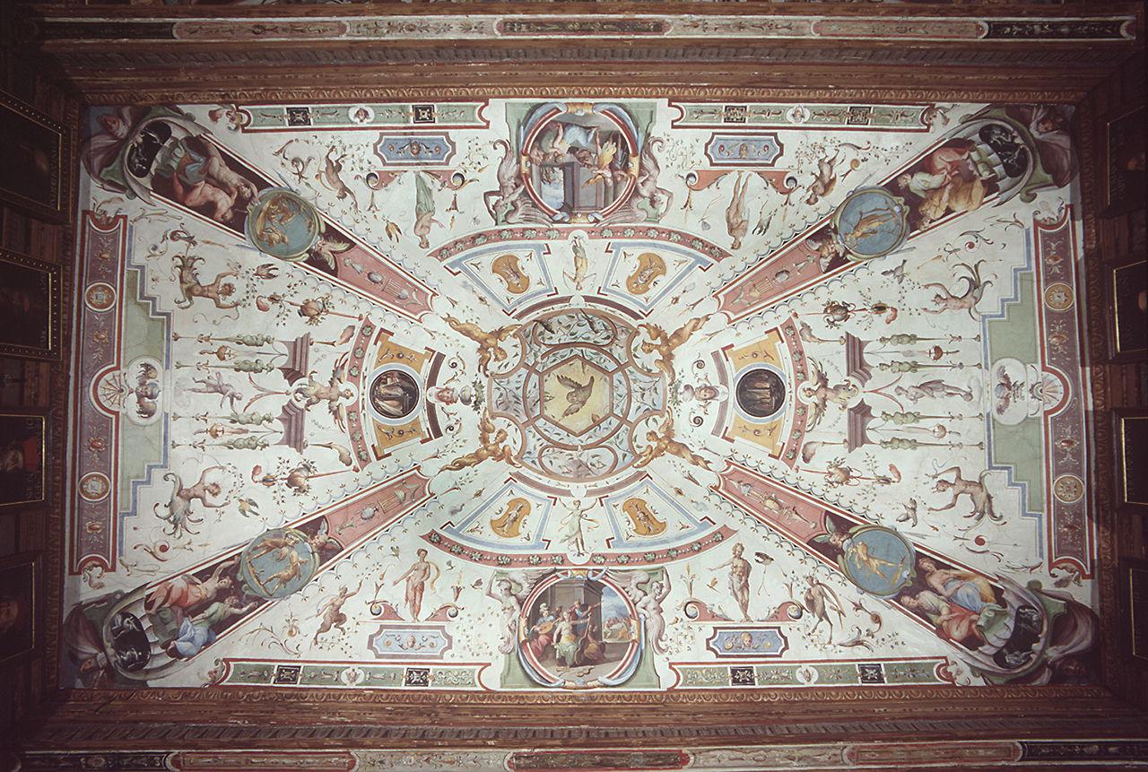 motivi decorativi a grottesche (dipinto) di Allori Alessandro (bottega) (sec. XVI)