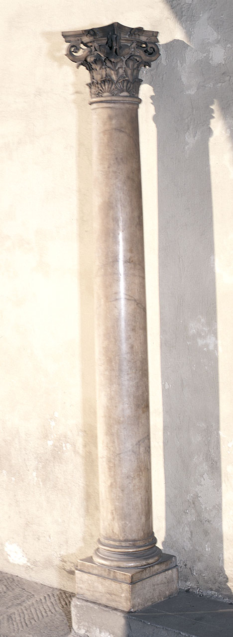 colonna - manifattura fiorentina (fine sec. XV)