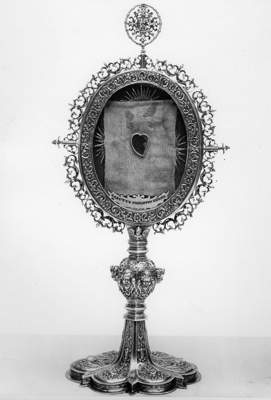 reliquiario - a ostensorio - manifattura fiorentina (sec. XVII)