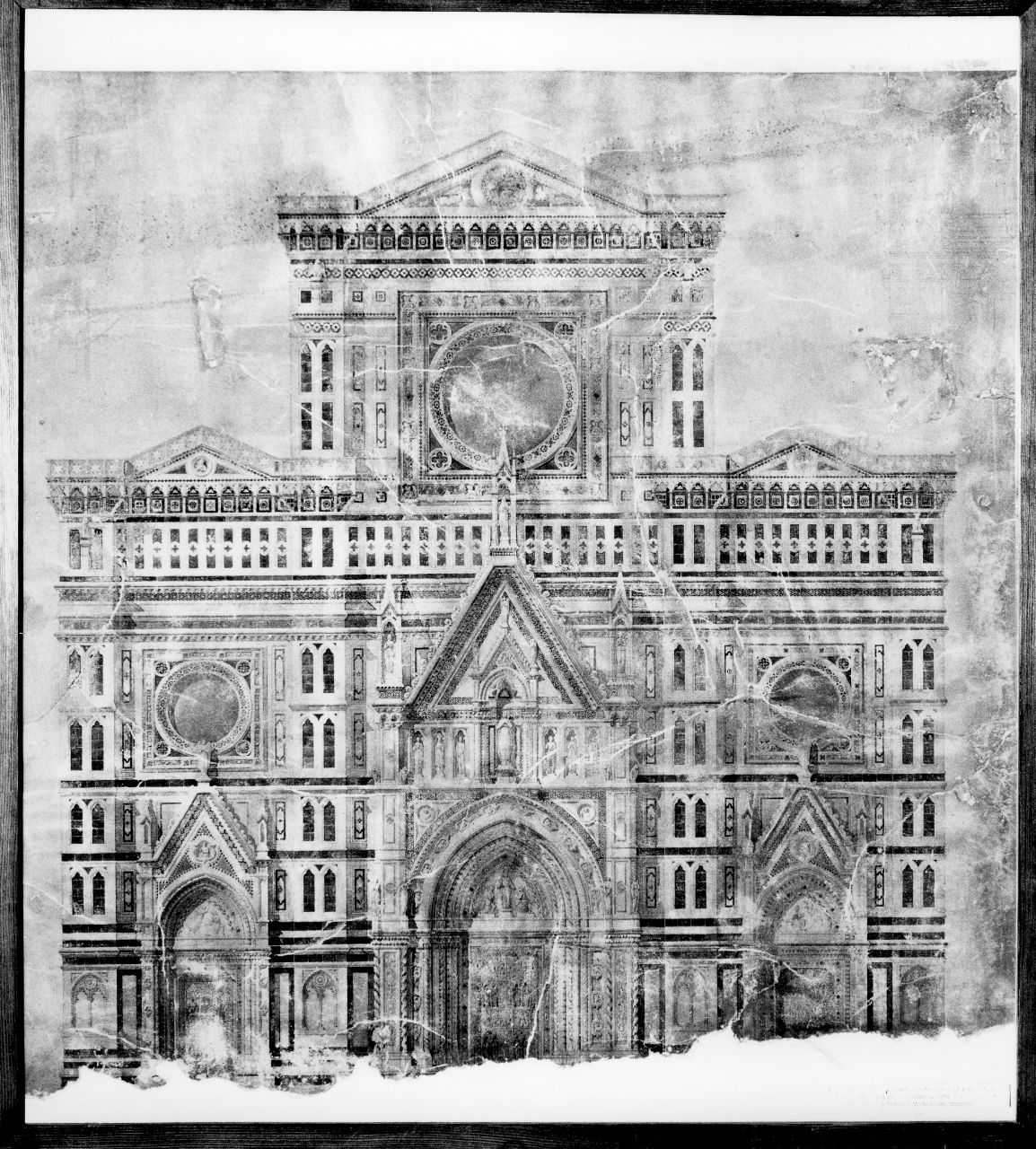 progetto per la facciata di Santa Maria del Fiore (disegno) di Boito Camillo (sec. XIX)