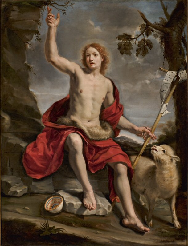 San Giovanni Battista nel deserto (dipinto) di Savolini Cristoforo (XVII)