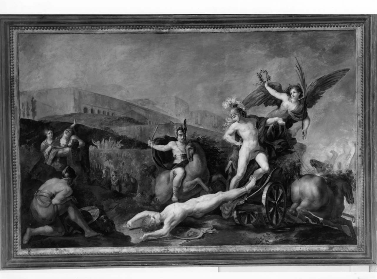 scene mitologiche (dipinto, ciclo) di Borghesi Giovanni Battista (sec. XIX)