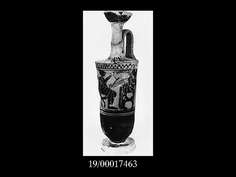 lekythos di Pittore di Haimon (cerchia) (secondo quarto SECOLI/ V a.C)