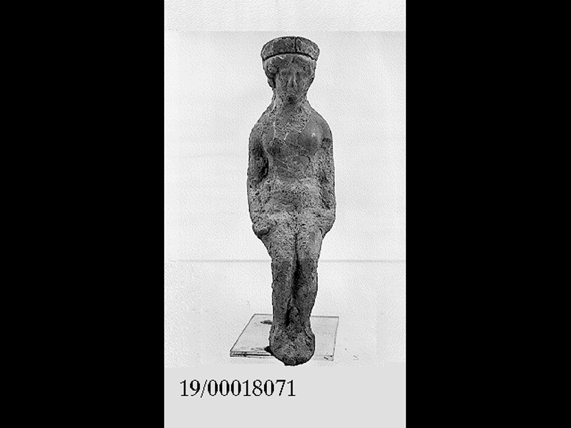 Mitologia greco-romana: divinità femminile (statuetta) (SECOLI/ IV a.C)