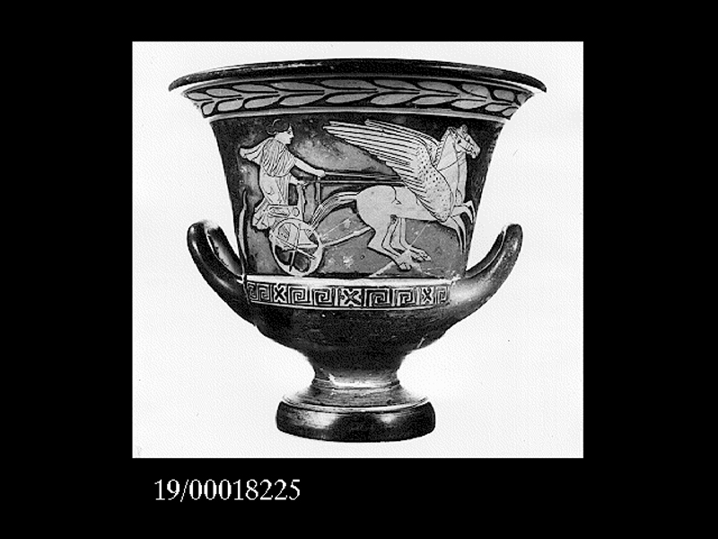 cratere a calice di pittore del Vaso Vaticano U 51 (inizio SECOLI/ IV a.C)