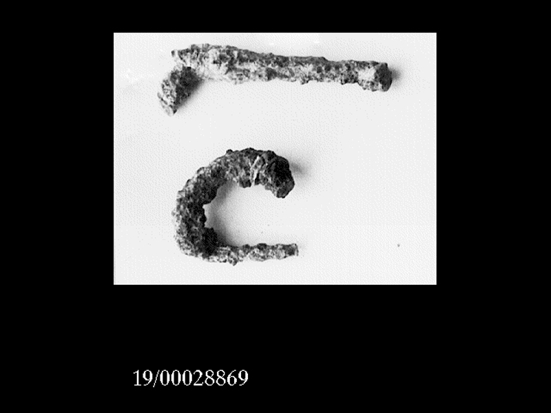 fibula (fine SECOLI/ VII a.C)