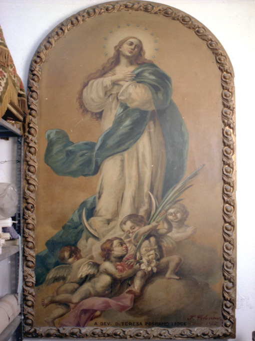 Immacolata Concezione (dipinto) di Colonna Francesco (sec. XX)