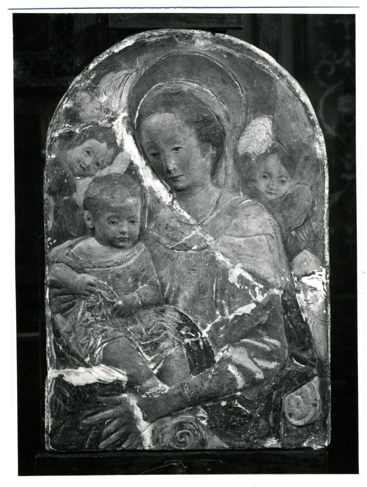 Madonna col Bambino - scultura (positivo) di anonimo (metà XX)