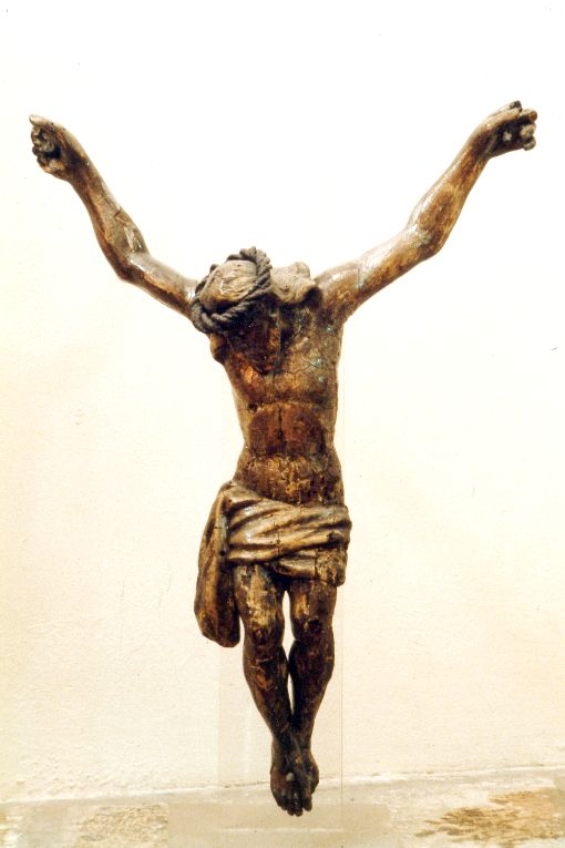 Cristo crocifisso (scultura) - ambito Italia meridionale (prima metà sec. XVII)