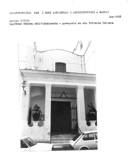 Chiesa dell'Addolorata (chiesa, carmelitana) - Ischia (NA)  (XIX, terzo quarto)