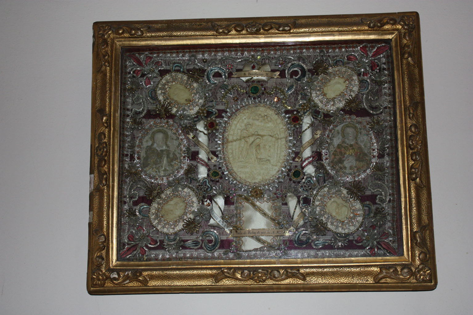 Reliquiario a quadro (reliquiario, opera isolata) - bottega goriziana (XVII-XVIII)