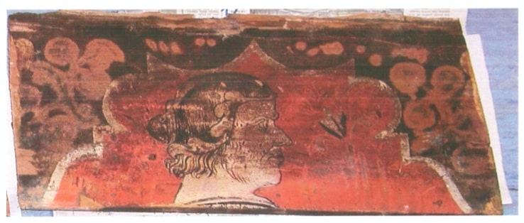 Tavole da soffitto, Serie di 36 tavolette da soffitto raffiguranti teste, animali e stemmi (dipinto, serie) - ambito lombardo (fine/ inizio Secc. XV - XVI)