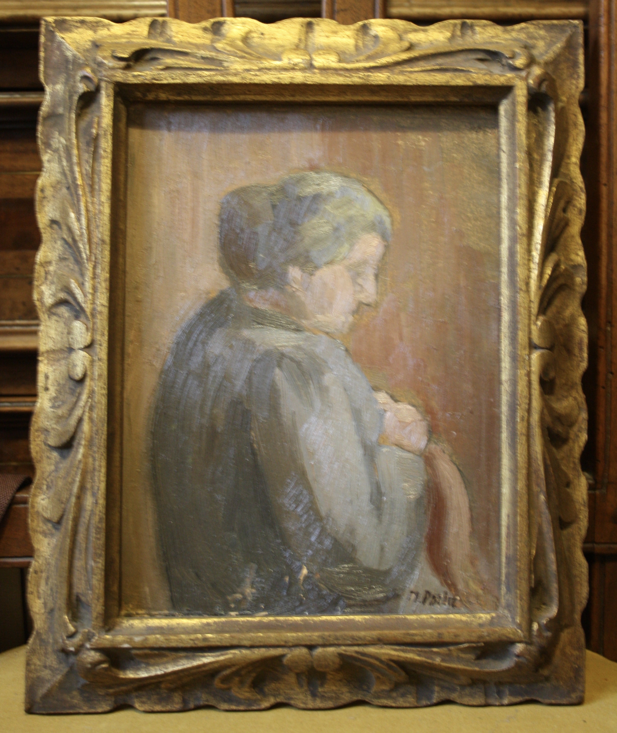 Ritratto della madre di Mario Porta, ritratto (disegno) di Porta Mario (XX)