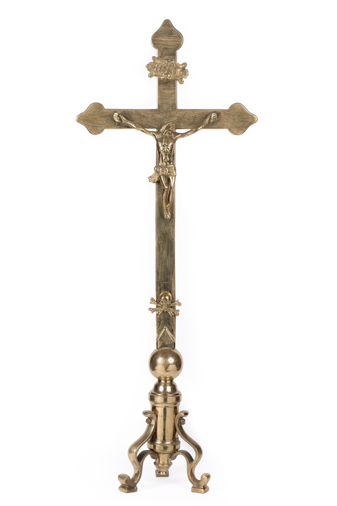 Cristo Crocifisso (croce d'altare) - bottega Italia centrale (ultimo quarto XIX)