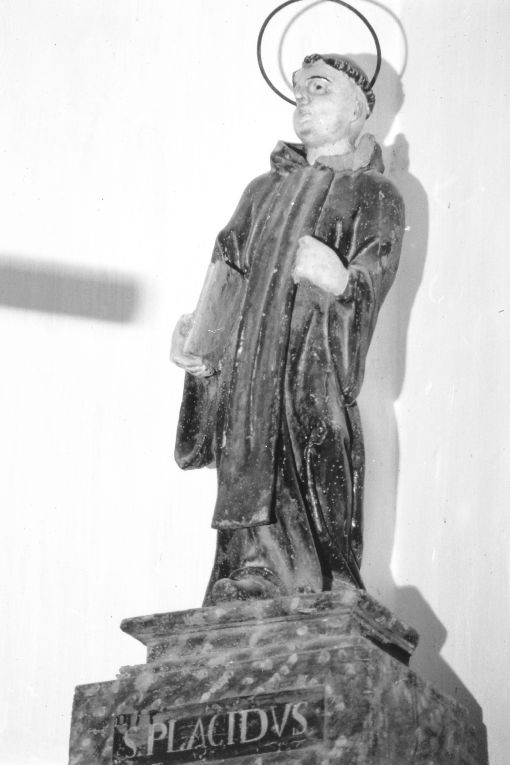 San Placido (statua) - produzione pugliese (seconda metà sec. XVIII)