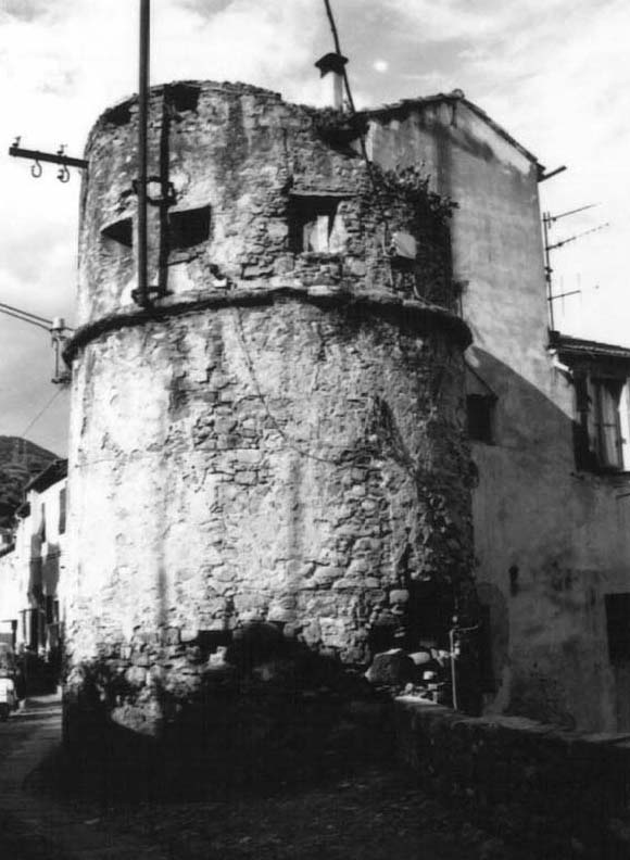 Resti delle mura di cinta (mura, difensive) - Taggia (IM)  (XVI)