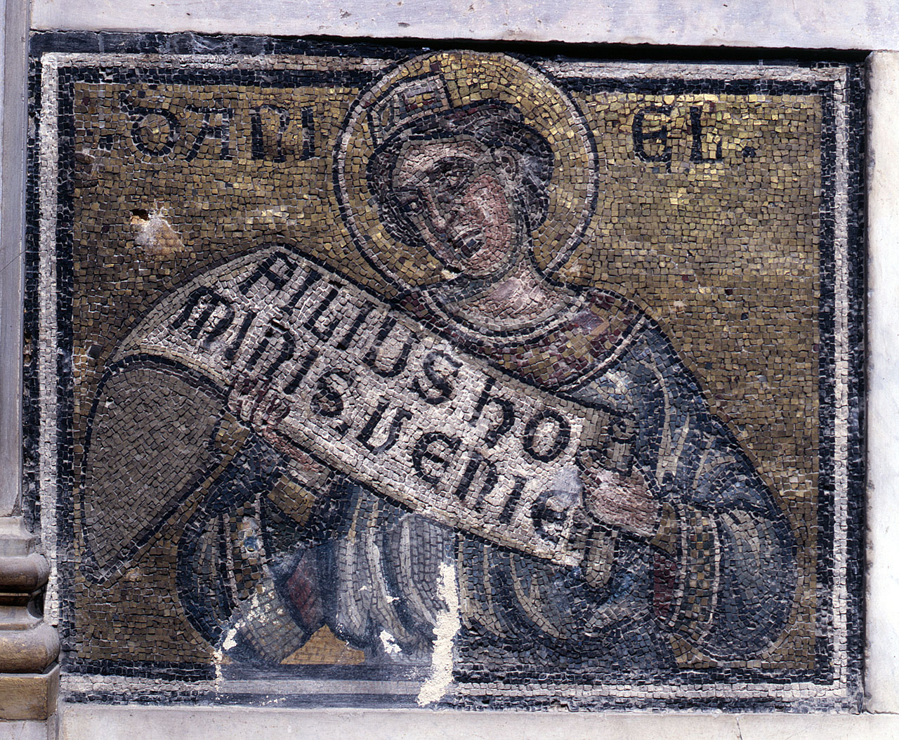 Daniele (decorazione musiva) di Gaddi Gaddo (attribuito) (sec. XIV)