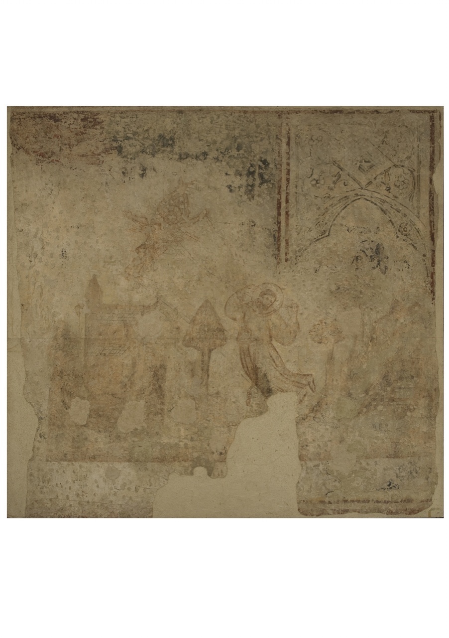 San Francesco d'Assisi riceve le stimmate (sinopia) - ambito fiorentino (secc. XIV/ XV)