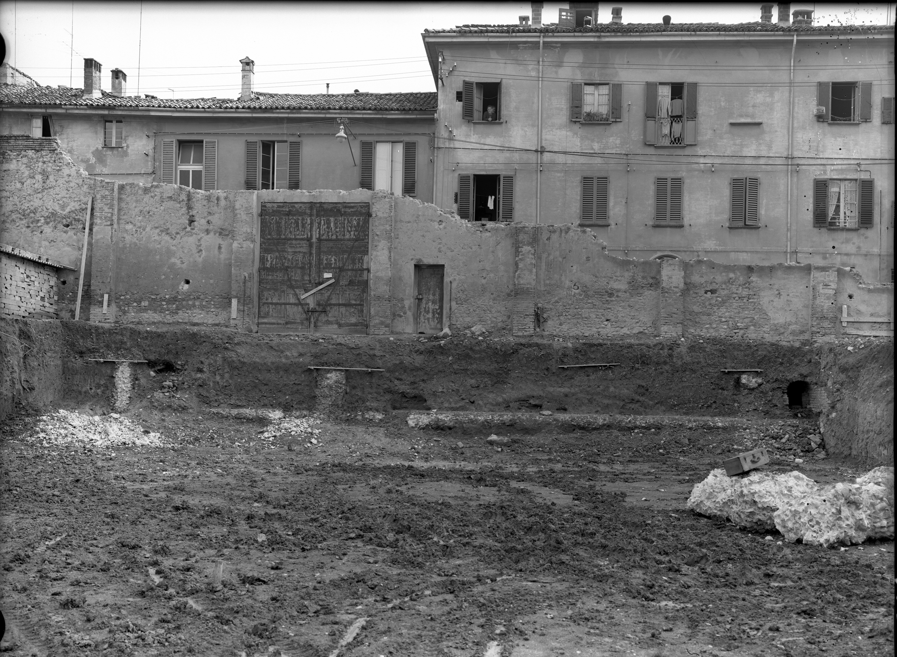 Bologna, via Cà Selvatica 1963 (lastra) di Anonimo (seconda metà XX)