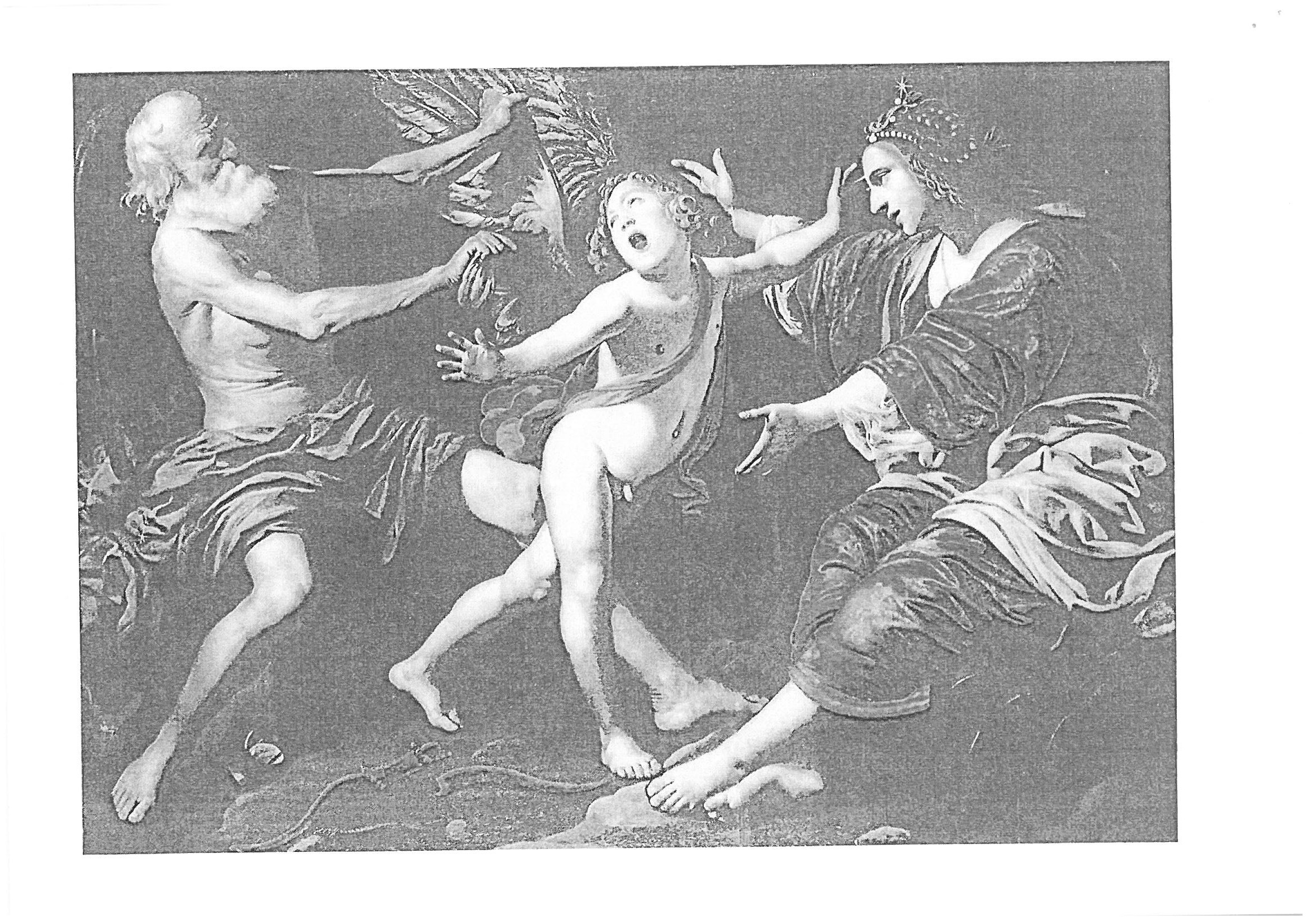 Il Tempo strappa le ali ad Amore (dipinto) di Manetti Rutilio (secondo quarto XVII)