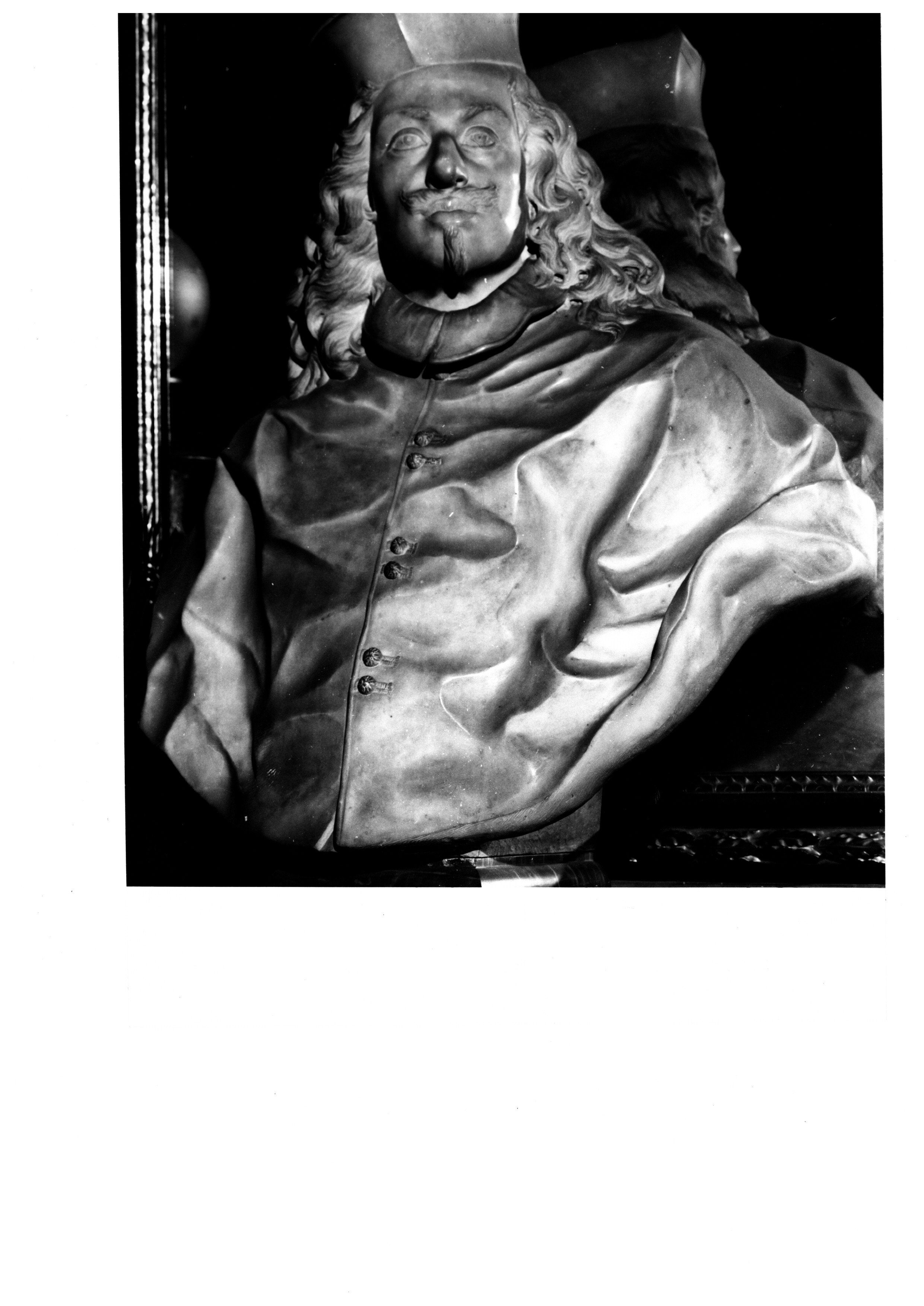Ritratto del Cardinale Gian Carlo de' Medici (scultura, serie) di Foggini Giovanni Battista (bottega) (XVII-XVIII)
