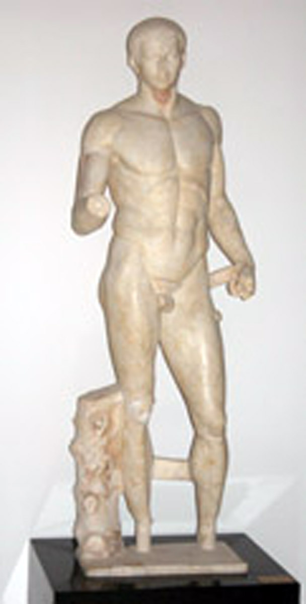personaggio maschile (statua ritratto) (I a.C.- I d.C)
