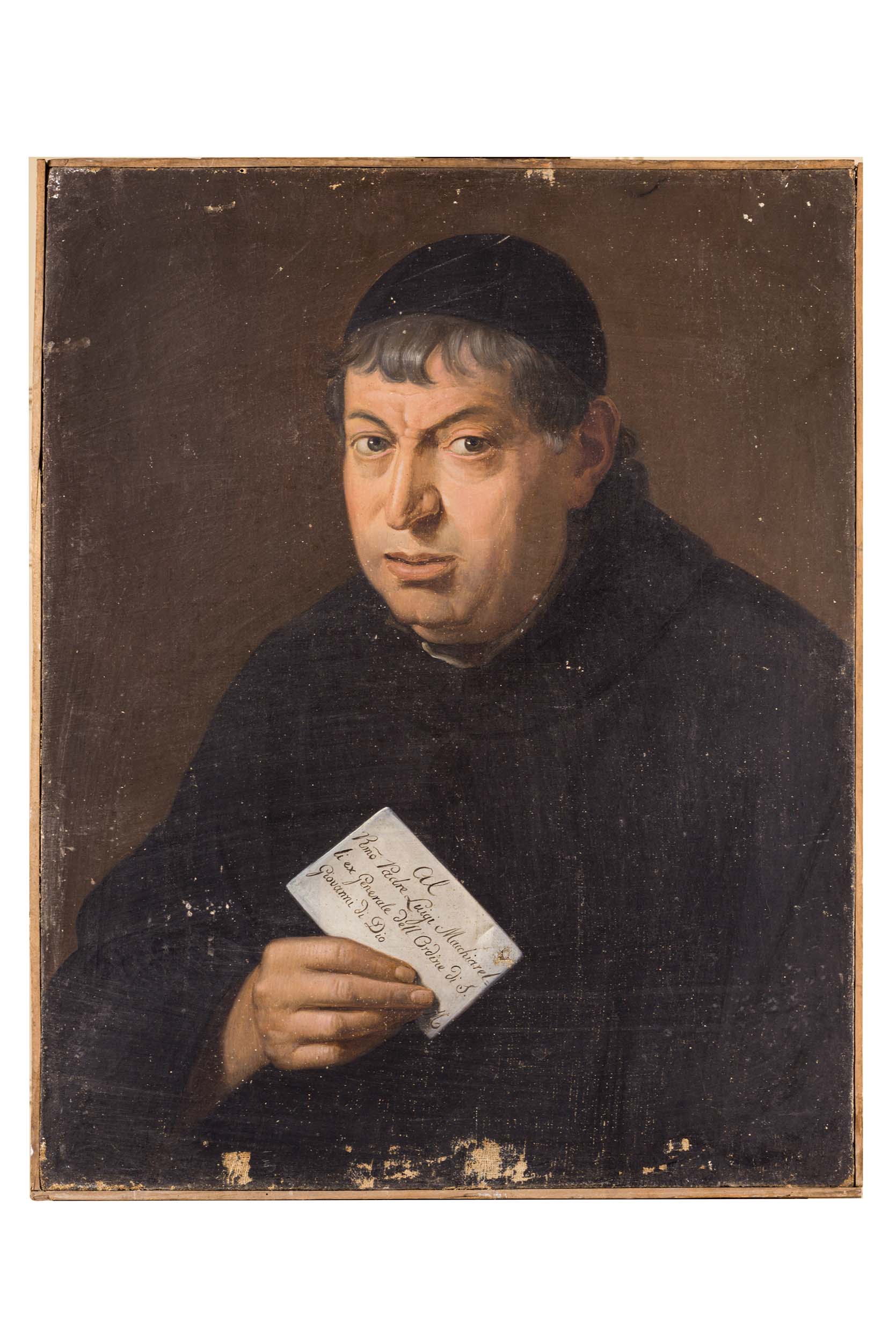 ritratto di padre Luigi Machiarelli, ritratto di Padre Luigi Machiarelli (dipinto) di ignoto di ambito campano (attribuito) - ambito campano (seconda metà XIX)