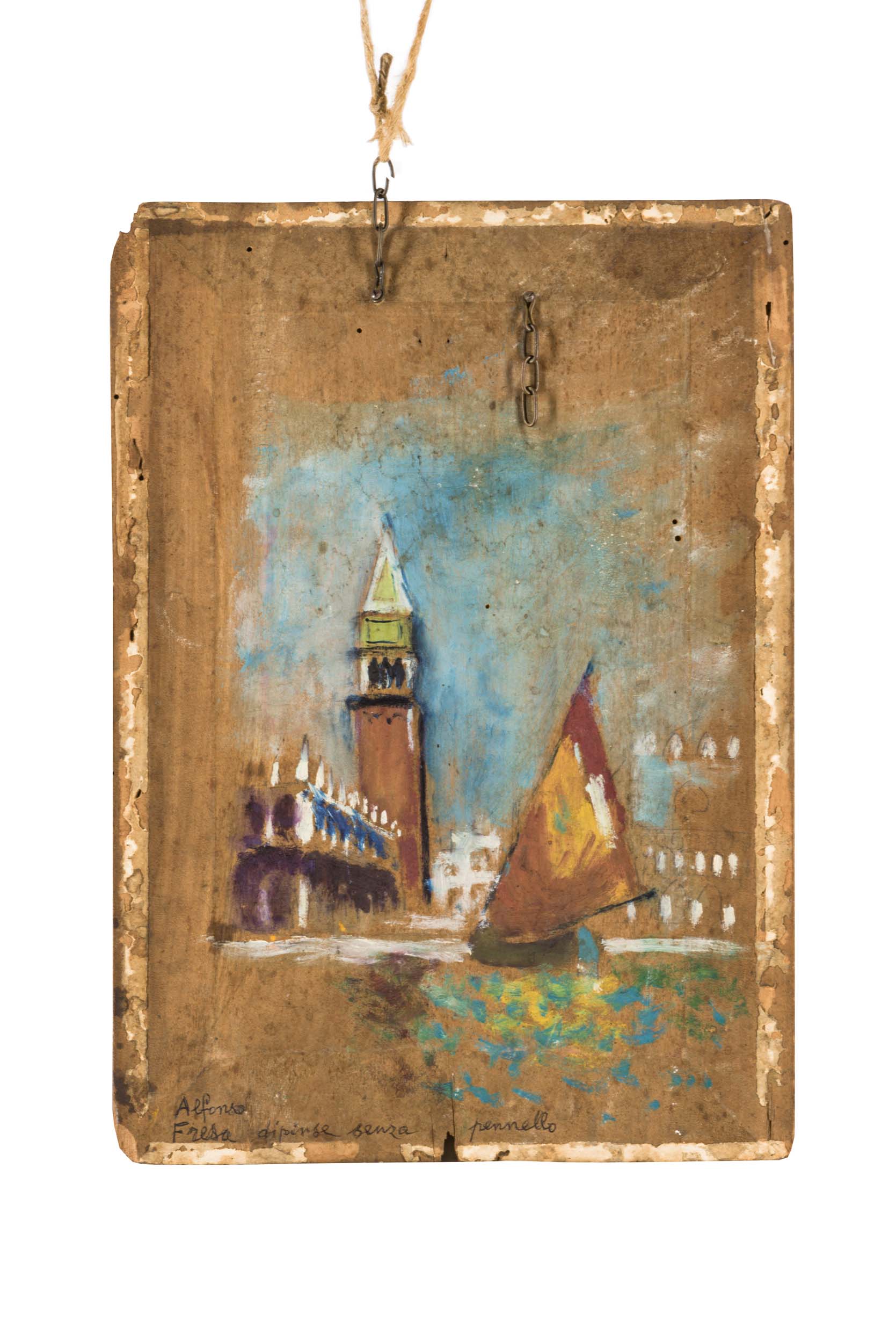 Piazza S.Marco -Venezia, Piazza S.Marco -Venezia (dipinto) di Alfonso Fresa - ambito Italia meridionale (prima metà XX)