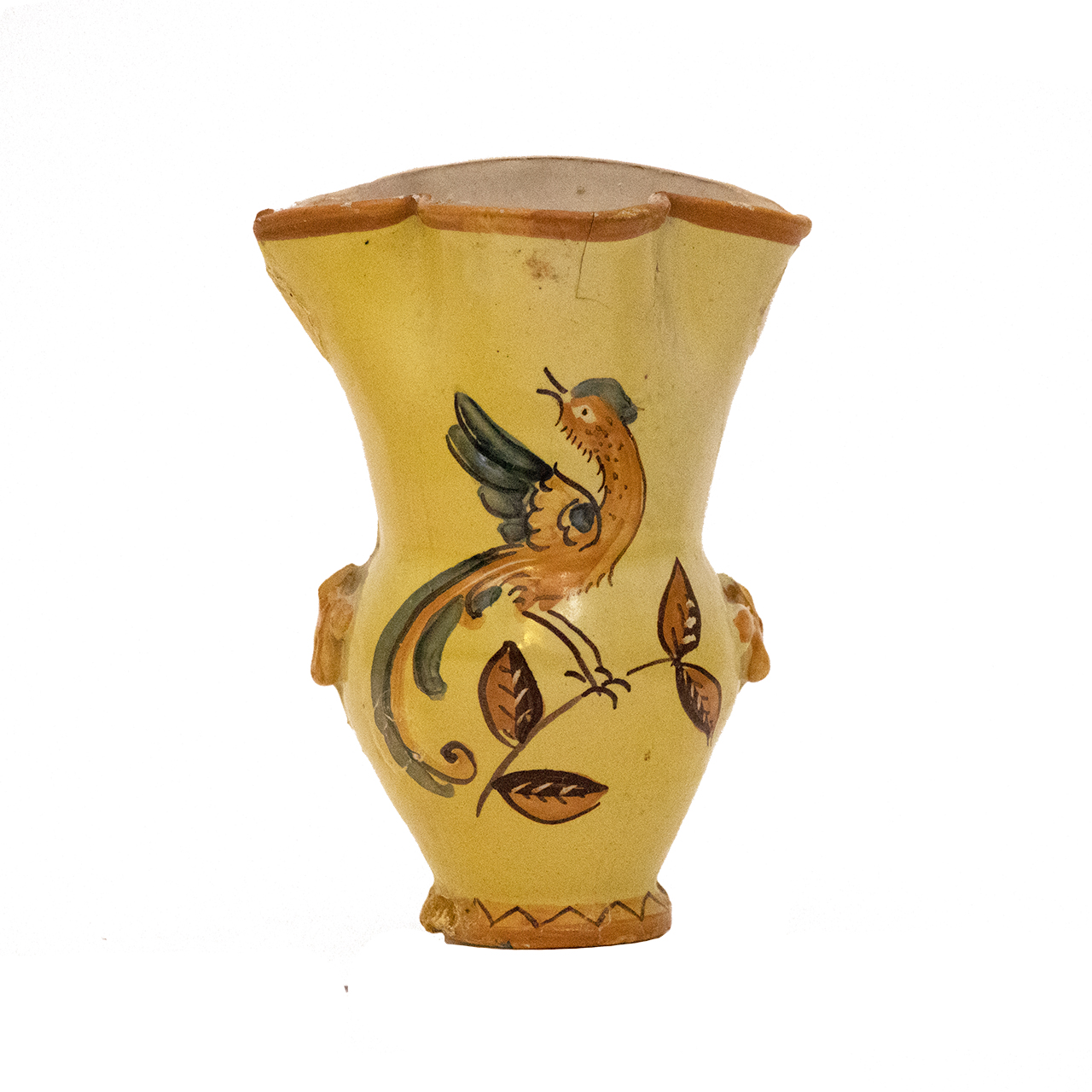 Vaso trilobato con decorazioni (vaso, opera isolata) di Margarethe Thewalt-Hannasch, Barbara (laboratorio) (prima metà XX)