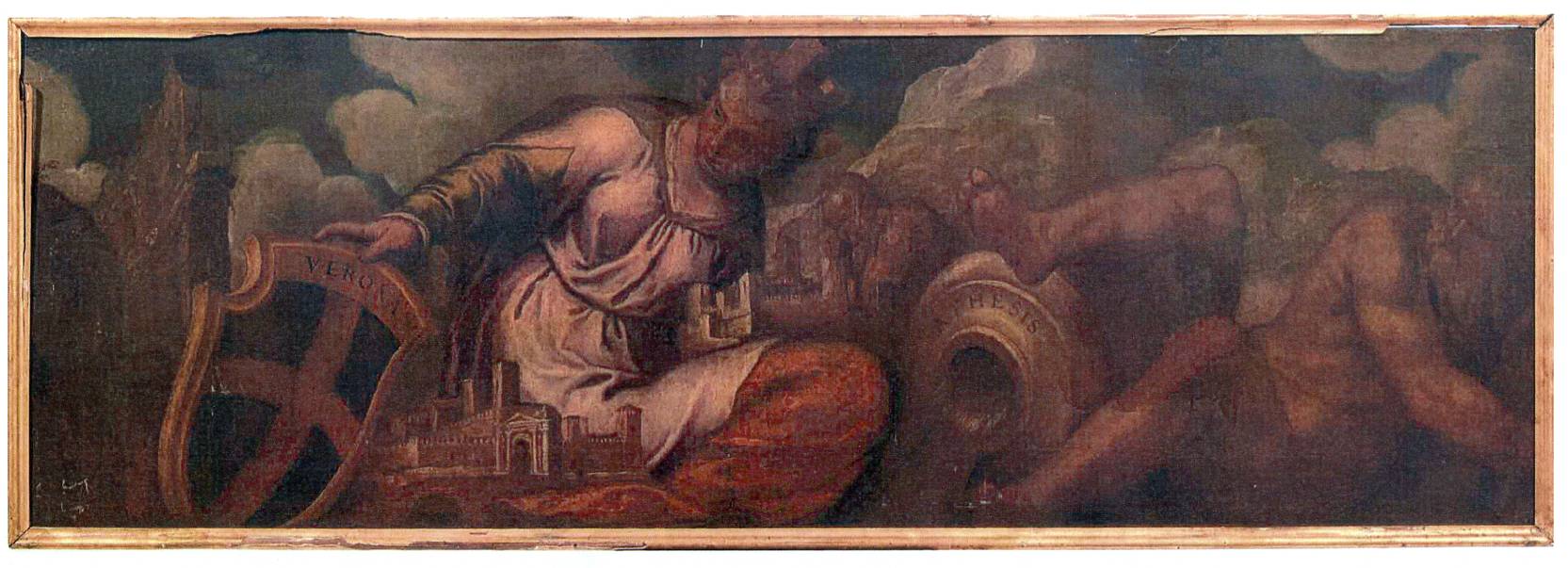 Allegoria della città di Verona (dipinto, opera isolata) di Farinati Paolo (cerchia) (sec. XVI)
