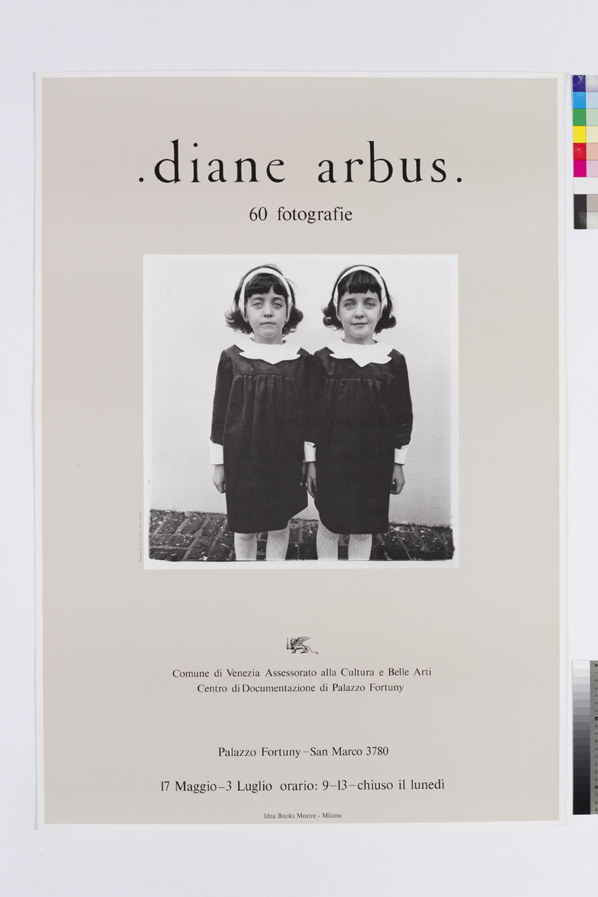 ritratto fotografico delle gemelle Wade di Diane Arbus (manifesto) - ambito italiano (XX)
