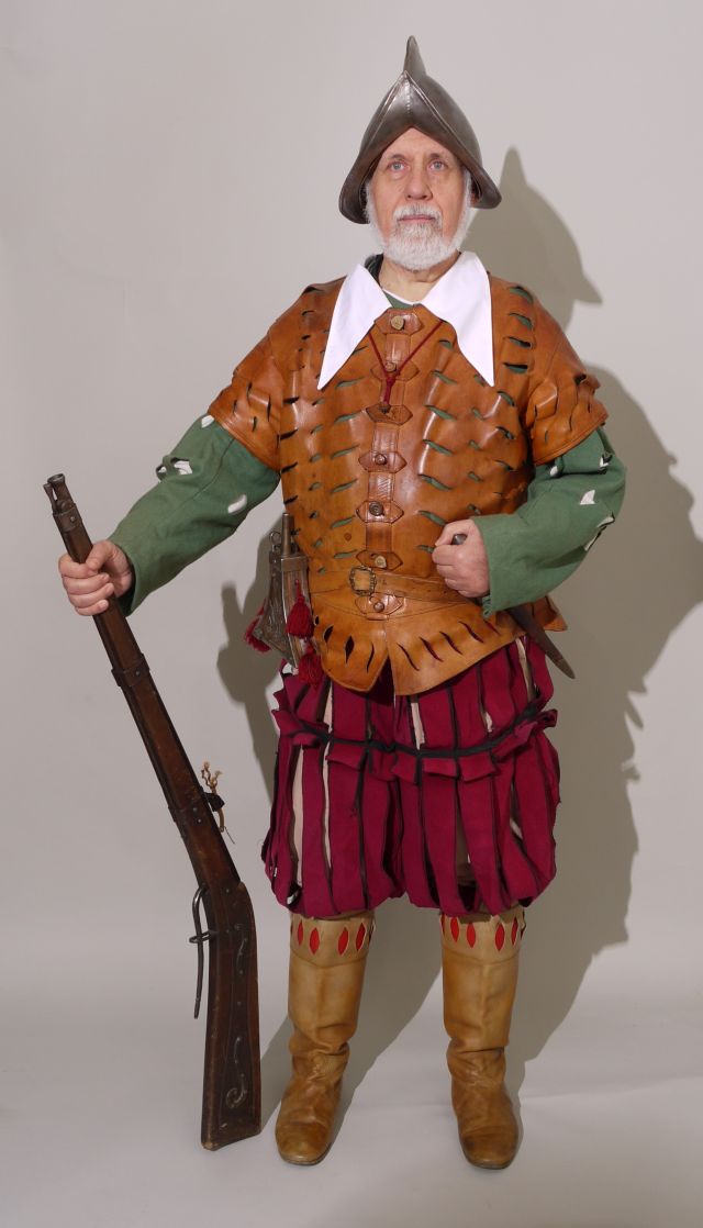 Archibusiere (Costume maschile del Corteo Storico della Repubblica Fiorentina / Archibusiere, Costume realizzato per fini di rievocazione storica, ABBIGLIAMENTO E ORNAMENTI DEL CORPO/ VESTIMENTI) - manifattura toscana