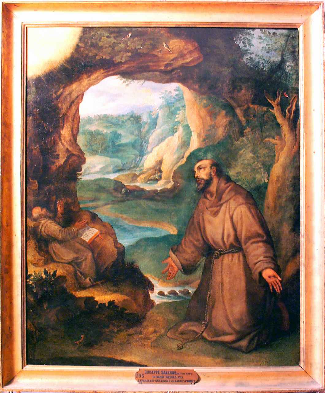 San Francesco d‘Assisi riceve le stimmate (dipinto, opera isolata) di Girolamo Muziano (maniera) (seconda metà XVI)