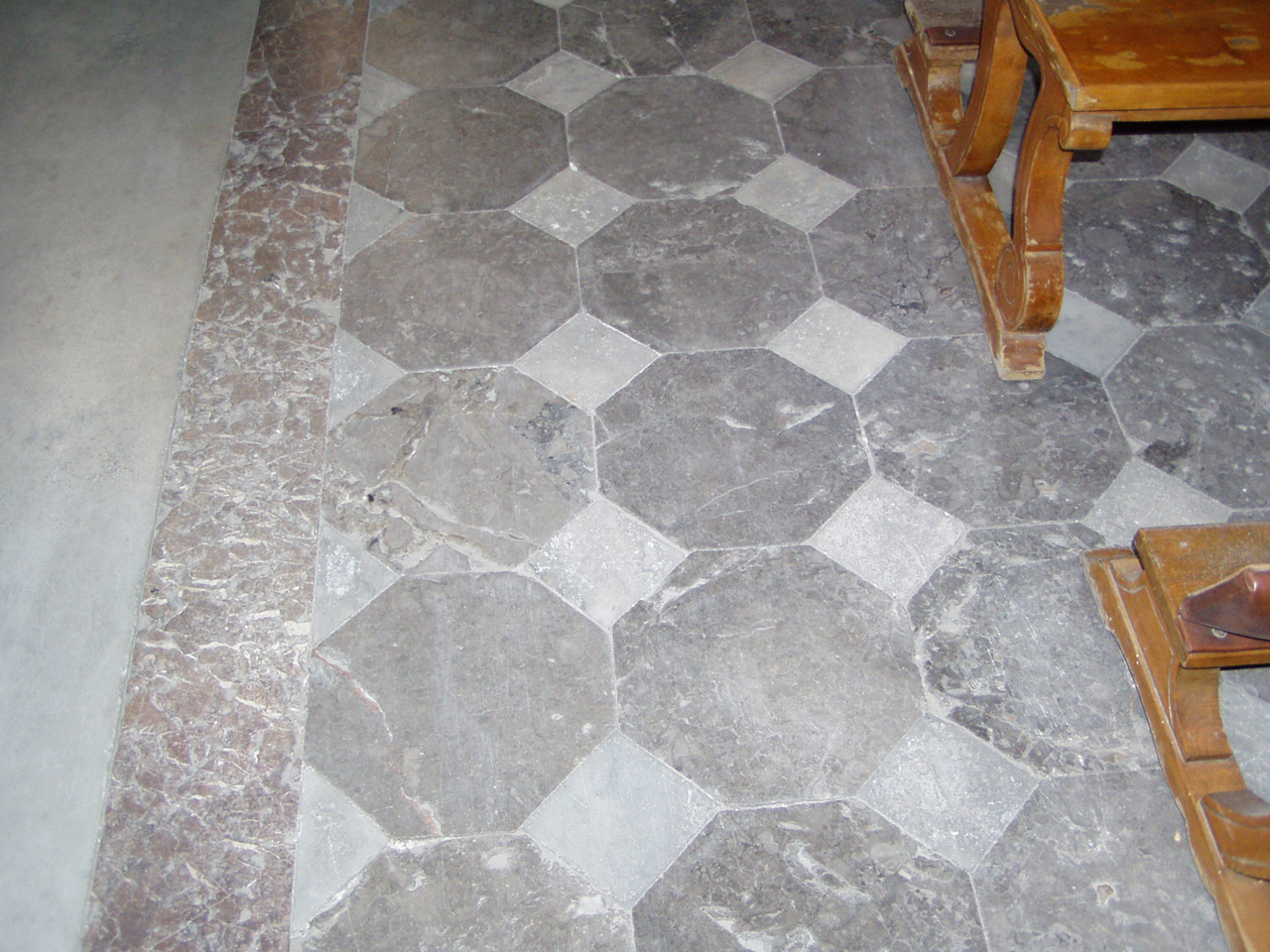 motivi decorativi ottagonali e quadrati (pavimento, opera isolata) - ambito siciliano (fine XIX)