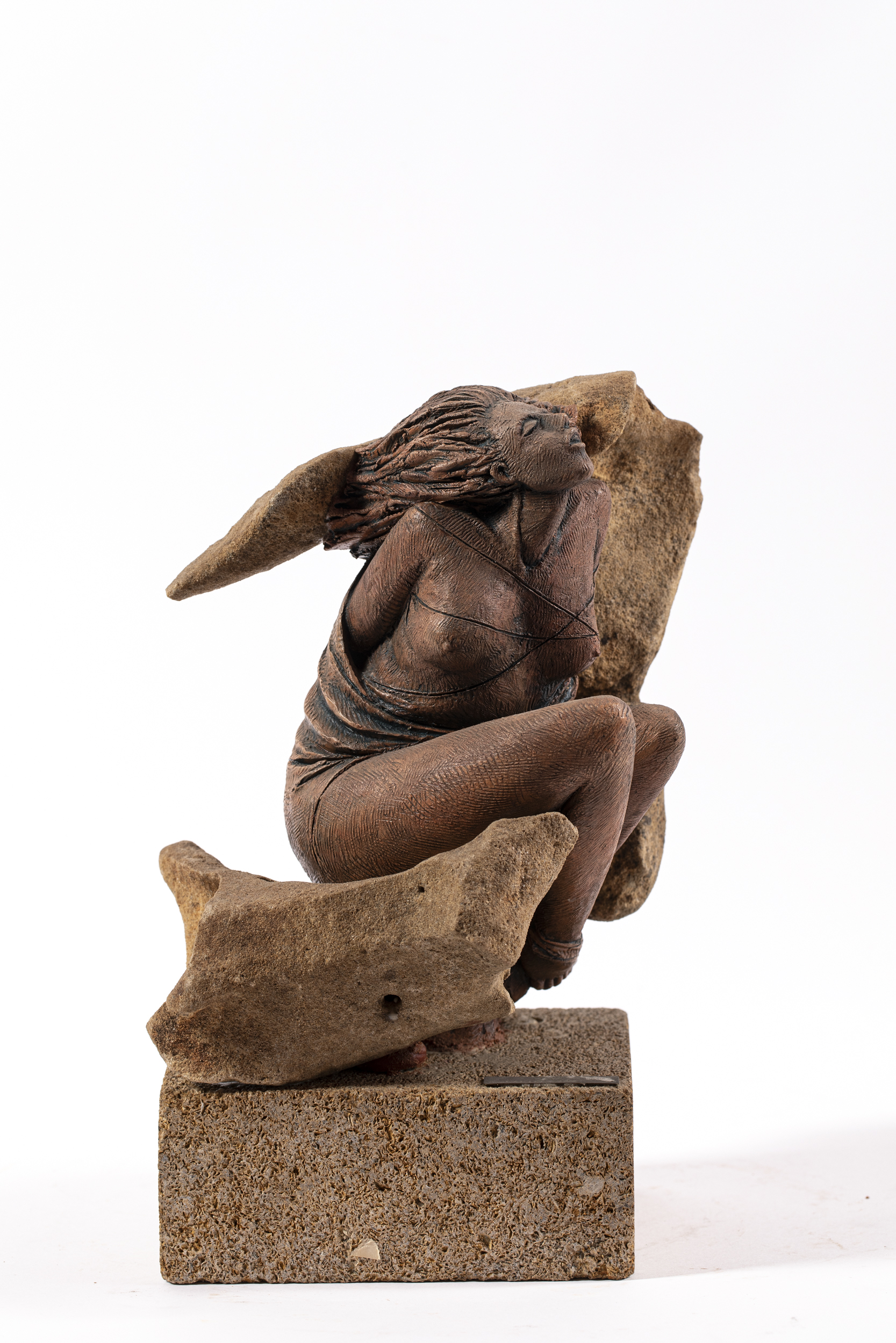 figura umana legata (scultura, opera isolata) di Ridolfo Gianfranco (ultimo quarto XX)