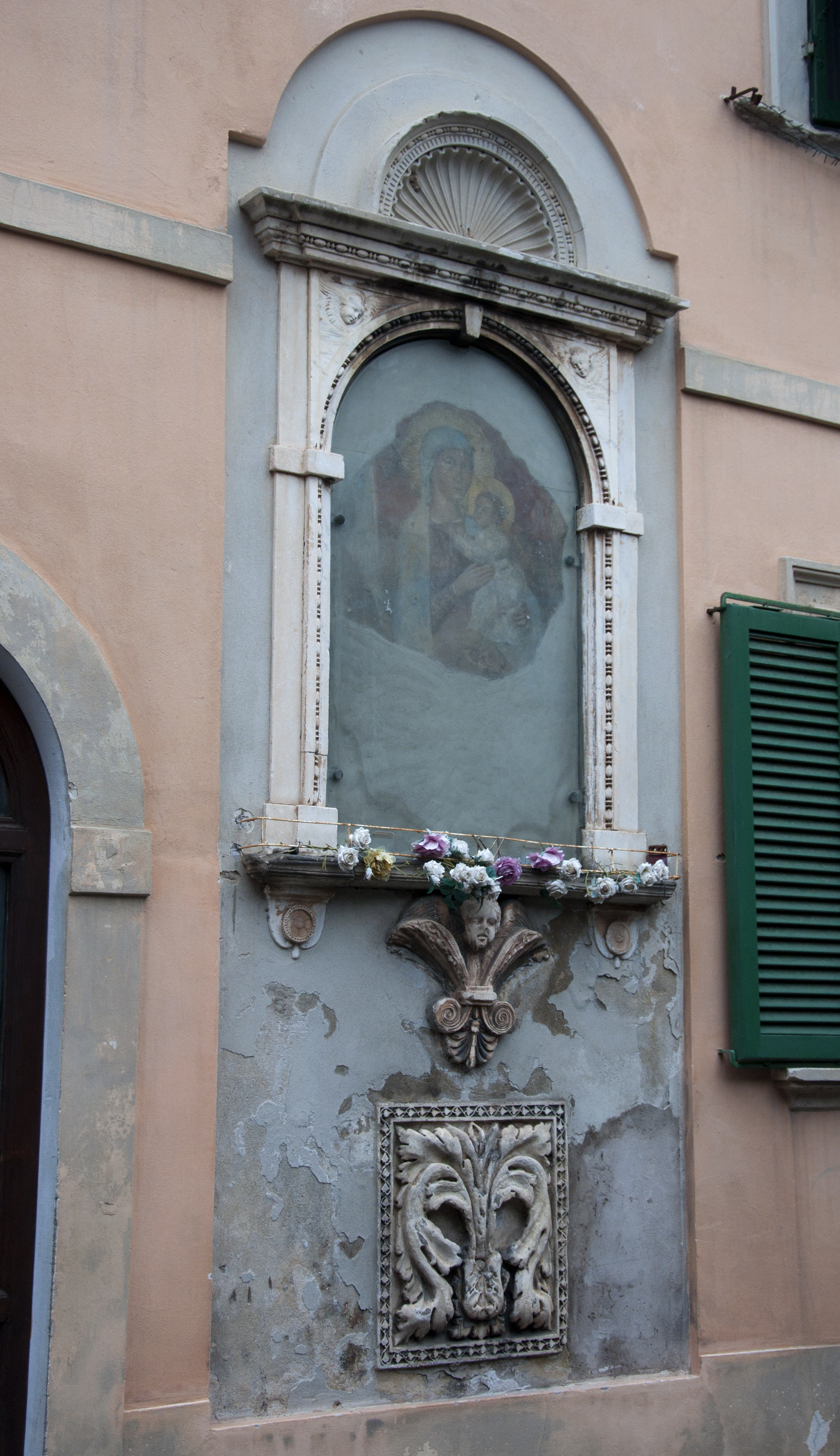 Madonna con Bambino (tabernacolo murale) - ambito pisano (XVII)