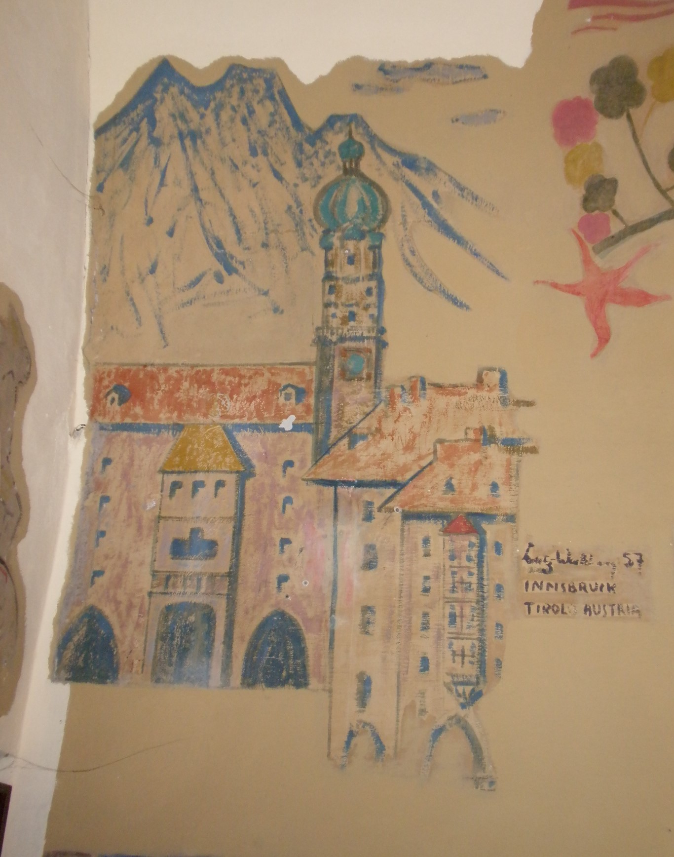 Veduta di Innsbruck (dipinto) di Lutz-Waldner Erwin (XX)