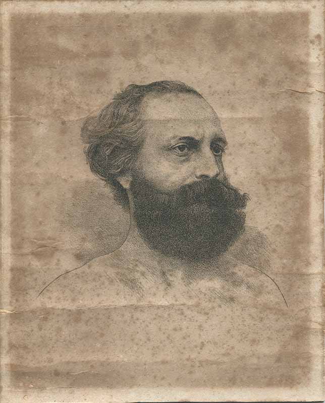 Ritratto di Felice Orsini (stampa) di Cenni Quinto (XIX)