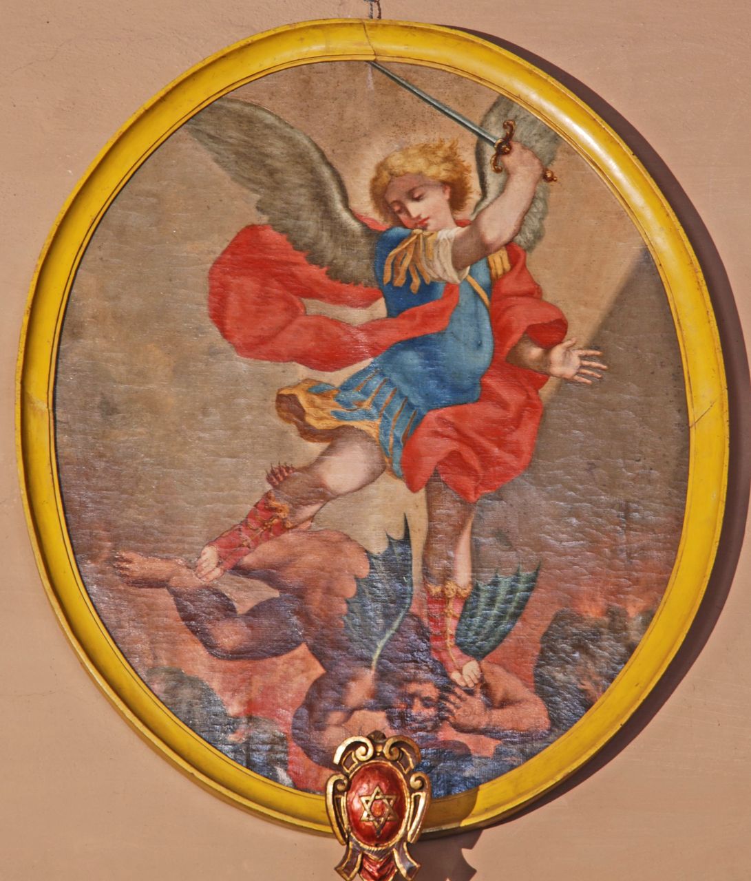 San Michele Arcangelo (dipinto, opera isolata) di Cigna Ippolito Maria (prima metà XVIII)