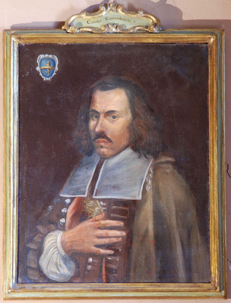 Ritratto di Carlo Santambarchi (dipinto, opera isolata) - ambito toscano (ultimo quarto XVII)