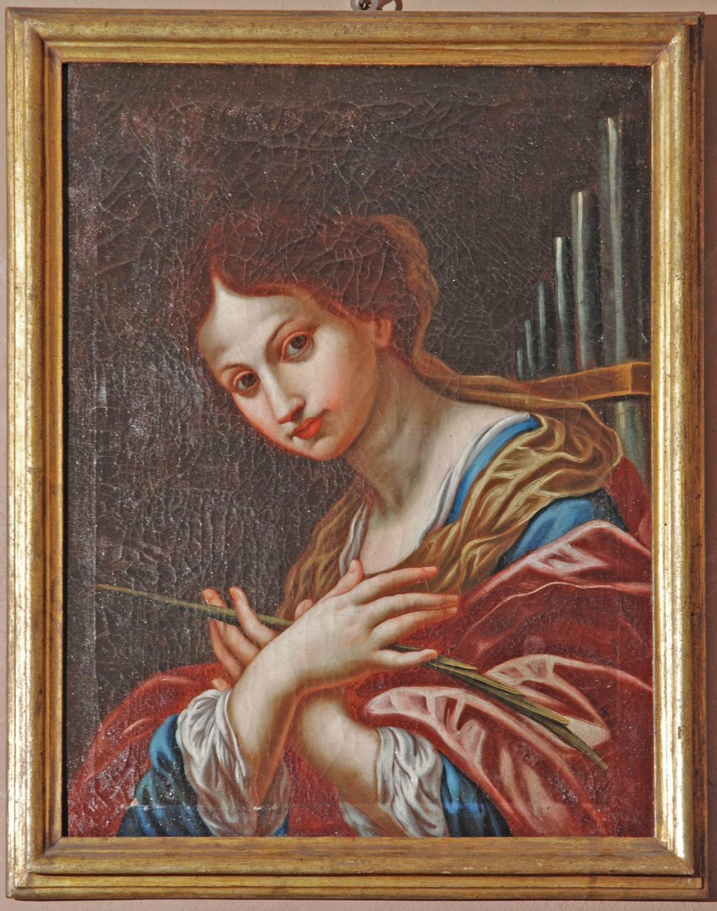 Santa Cecilia (dipinto, opera isolata) - ambito toscano (XVIII)