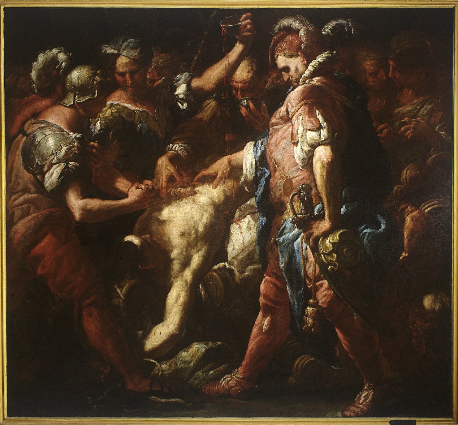 Congiura di Catilina. Il giuramento (dipinto, opera isolata) di Pagani, Paolo (sec. XVII)