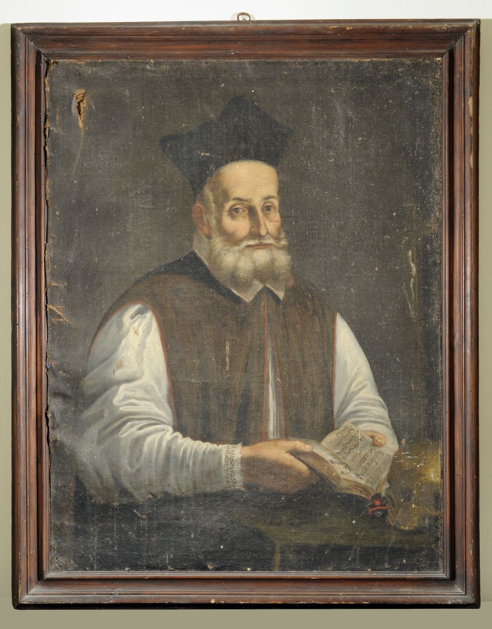 Ritratto di Giulio di Alessandro Sansedoni (dipinto, opera isolata) - ambito senese (secondo quarto XVII)
