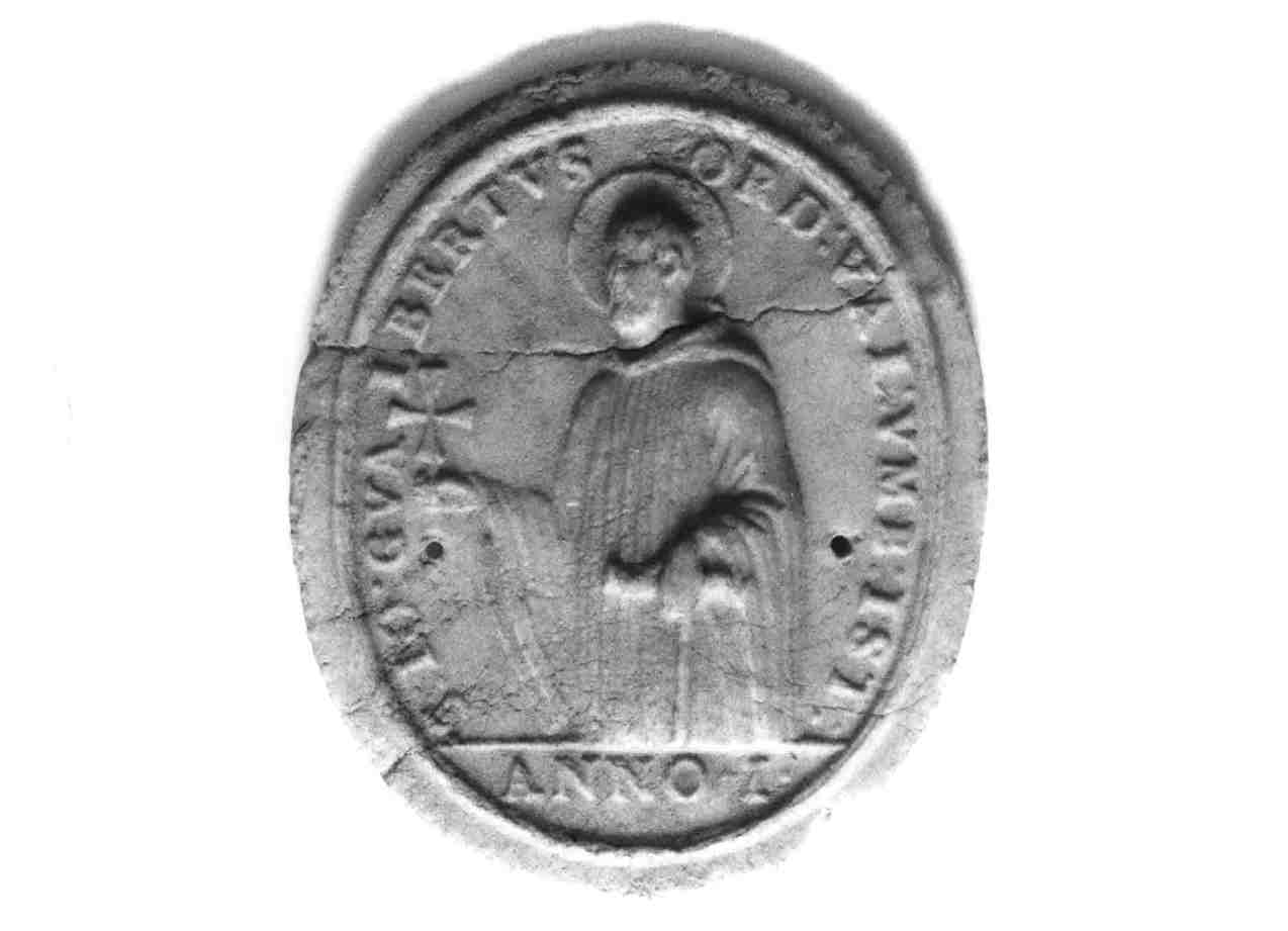 San Giovanni Gualberto (Agnus Dei) - bottega romana (XVII)
