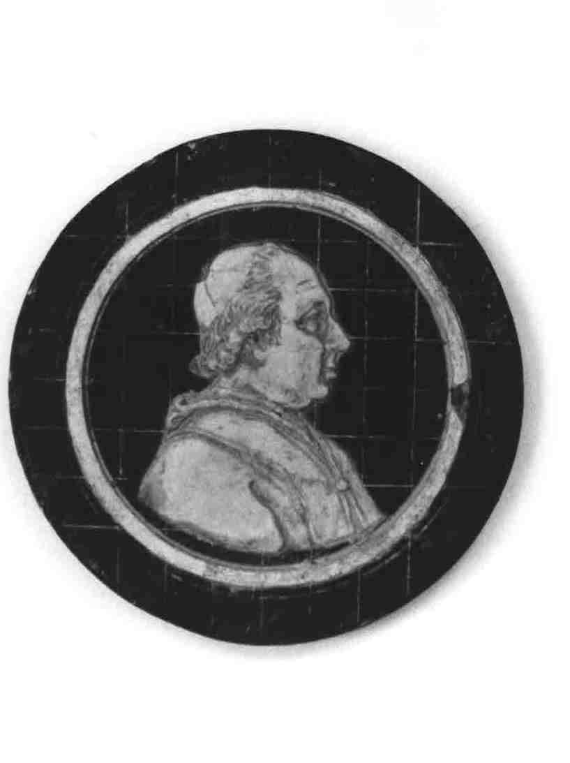 papa Pio VI (rilievo) - bottega bolognese (XVIII)