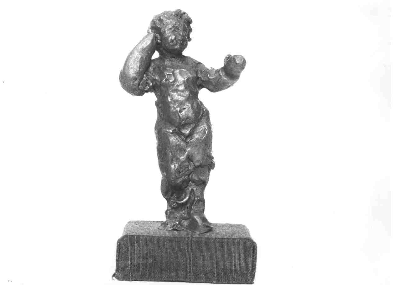 putto (scultura miniaturistica) - bottega toscana (XIX)