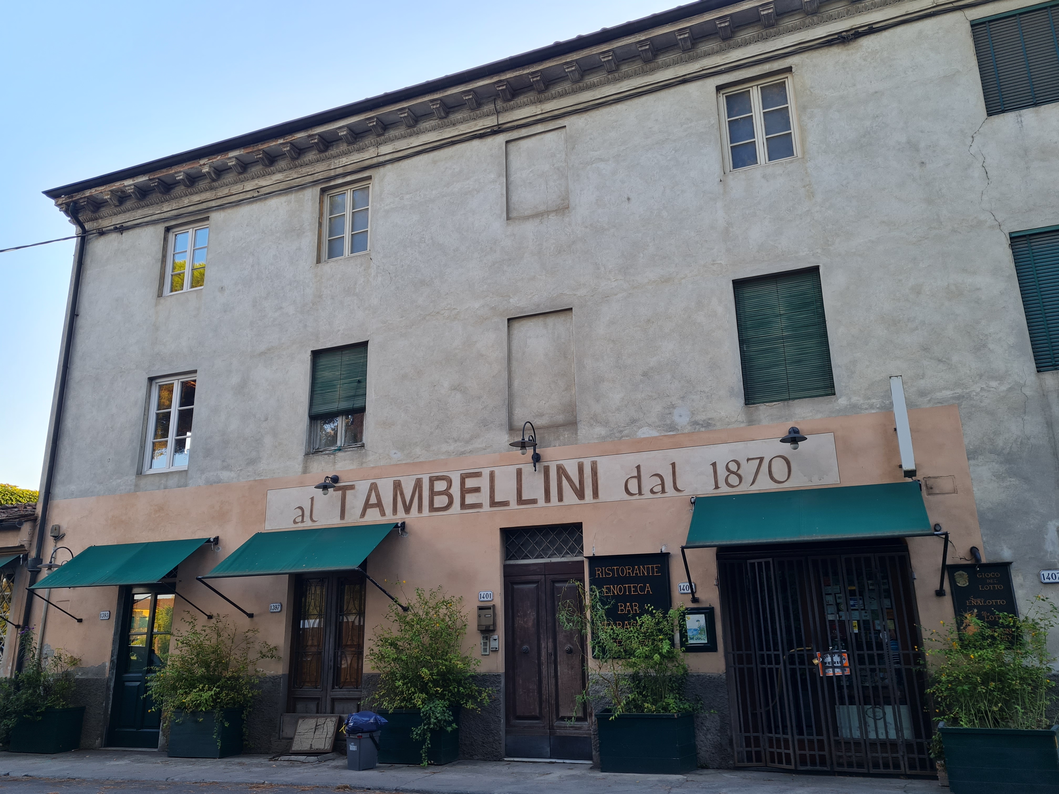 bar ristorante, Al Tambellini dal 1870 di Tambellini Manuela & C (terzo quarto XIX)