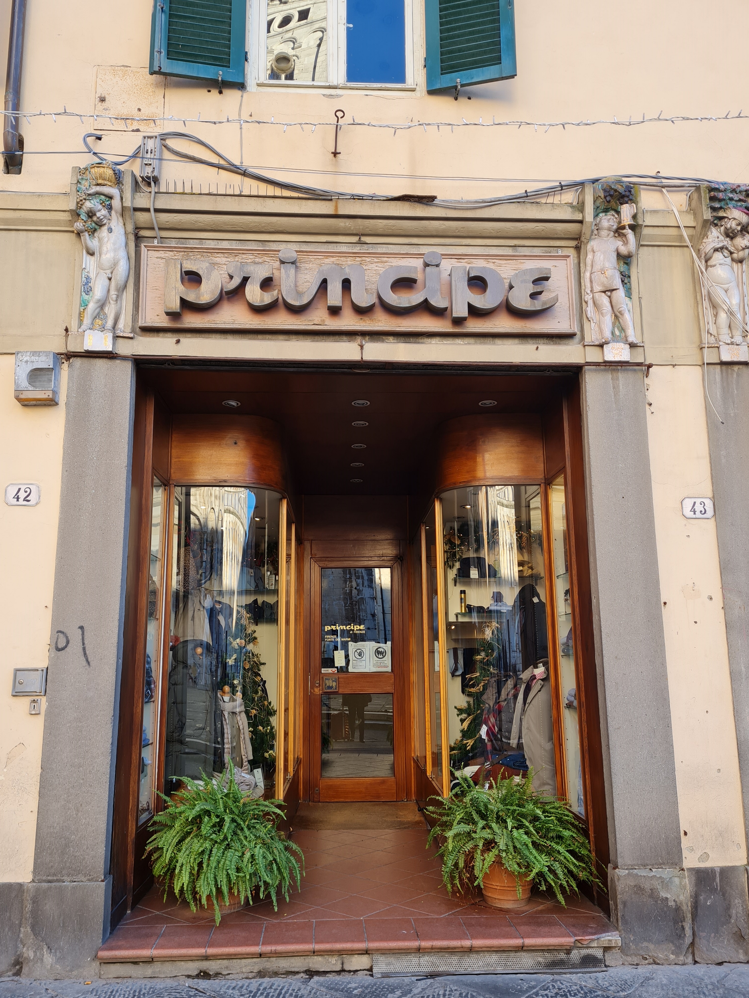 bottega, negozio di abbigliamento, Principe di Firenze, Bar Pasticceria Casali (denominazione originaria storica) (anni dieci XX)