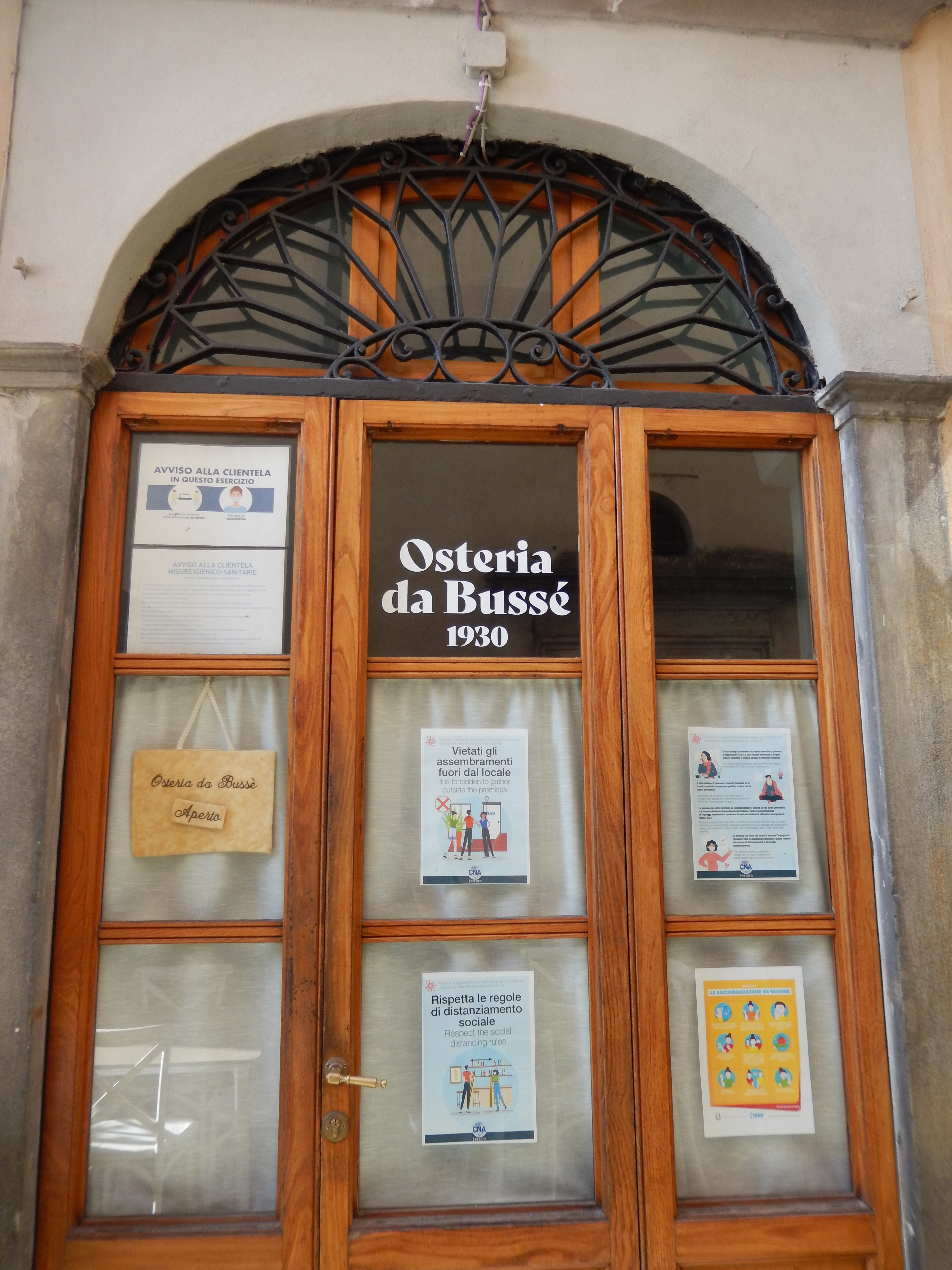 osteria, Osteria Da Bussé (prima metà XX)