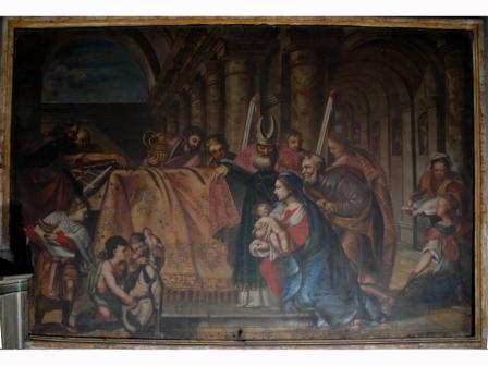 Presentazione di Gesù al Tempio (dipinto) - ambito bergamasco (prima metà Sec. XVII)